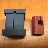 Reusable mold for silicone boot for Wanhao D6 hotend - Thumbnail 2