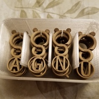 Wine glass charms set with a box - Thumbnail 6