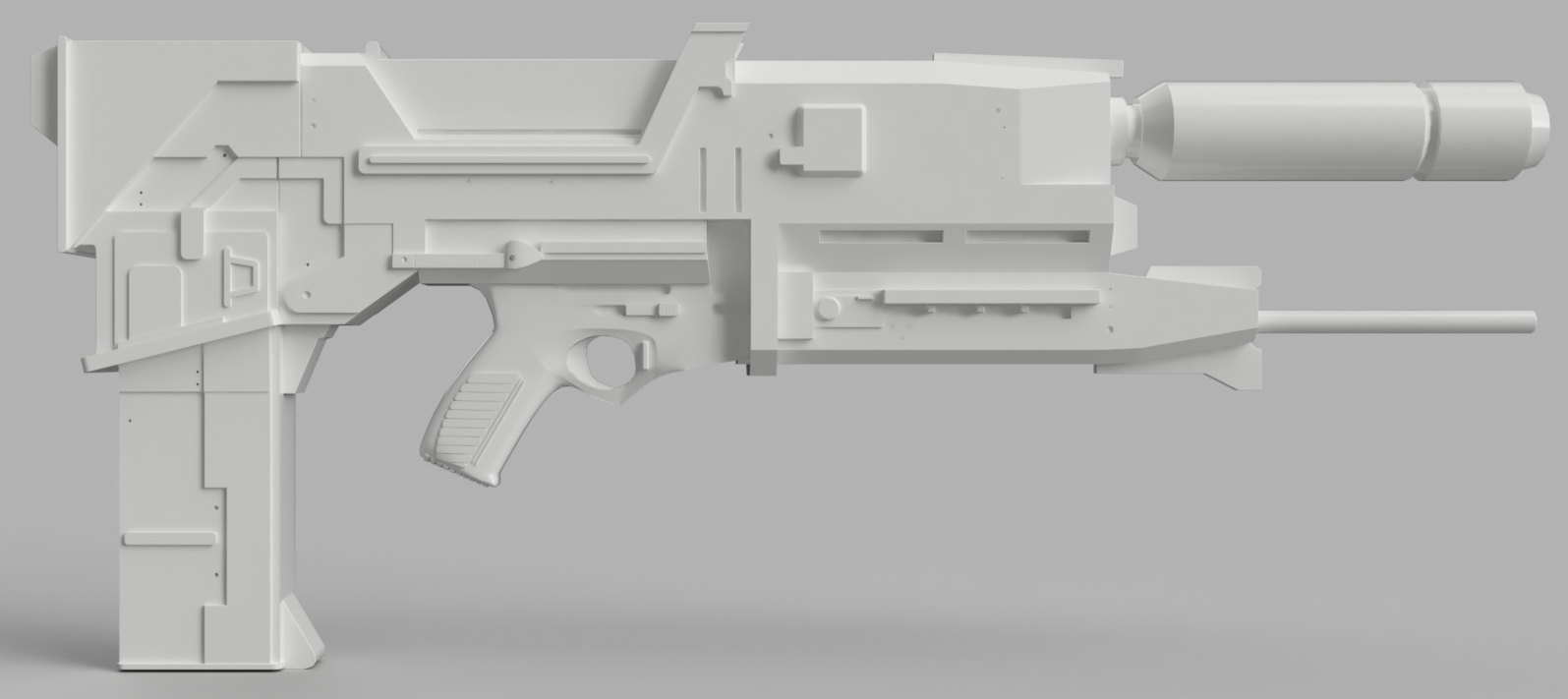 Terminator M-95A1 Phased Plasma Rifle - Download Free 3D model by