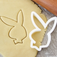 Bunny Playboy cookie cutter for professional - Thumbnail 1