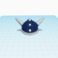 Small casque de viking simple 3D Printing 142875