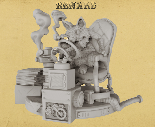 RENARD(Clementine) 3D Print 142913