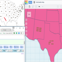 USA Braille Map: Feel The World - Thumbnail 3