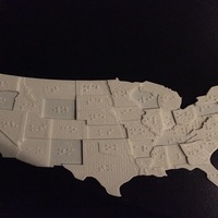 USA Braille Map: Feel The World - Thumbnail 4