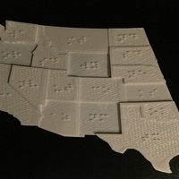 USA Braille Map: Feel The World - Thumbnail 5