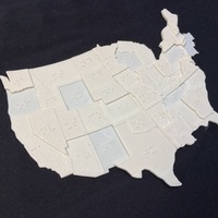 USA Braille Map: Feel The World - Thumbnail 13