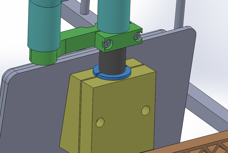 Soportes para Yagi y Patch en tripode 25 mm diametro 3D Print 143047