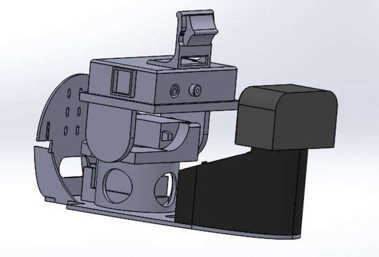 Pan&tilt SkyWalker Gopro Hero & WiDv 3D Print 143110