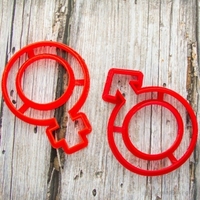He and She cookie cutter for professional - Thumbnail 5