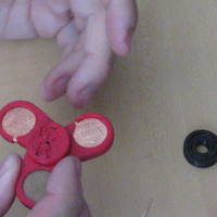 Small Penny spinner with built in bearing 3D Printing 143209