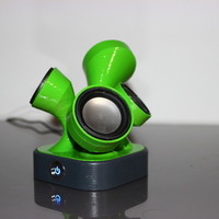 Small Sarracenia Desktop Bluetooth Speaker 3D Printing 143214