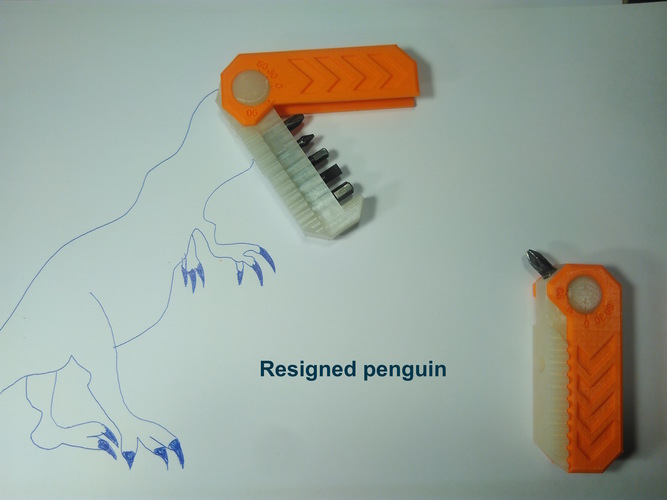 Alpha Penguin Screwdriver 3D Print 143265