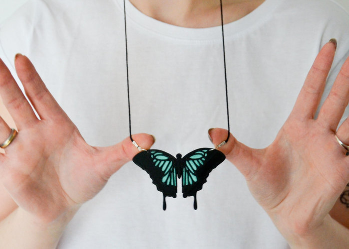 Butterfly Necklace 3D Print 143275