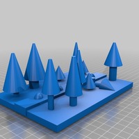 pine forest  with river - Thumbnail 2