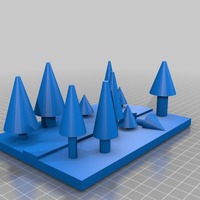 pine forest with path - Thumbnail 2