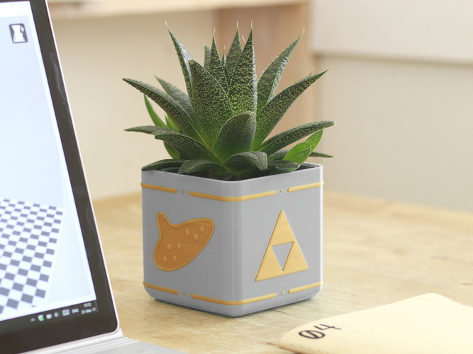Video Game Planter Collection 3D Print 143435