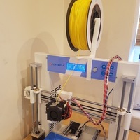 Small JG Aurora A3 Filament Holder 3D Printing 143443