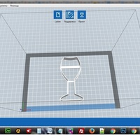 Glass of champagne cookie cutter for professional - Thumbnail 2