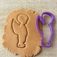 Angel boy cookie cutter  for professional - Thumbnail 2