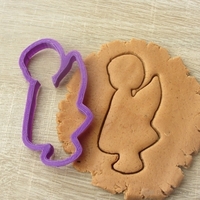 Angel girl cookie cutter for professional - Thumbnail 1