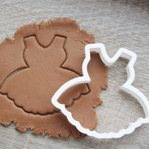 Dress Ballet cookie cutter for professional  3D Print 143597