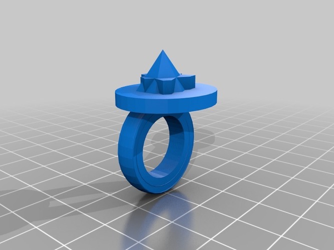 spike ring more printable at home 3D Print 14370