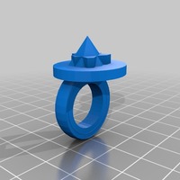 Small spike ring more printable at home 3D Printing 14370