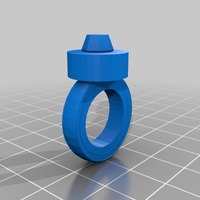 Small tiger woman ring 20x20mm more printable larger 3D Printing 14372