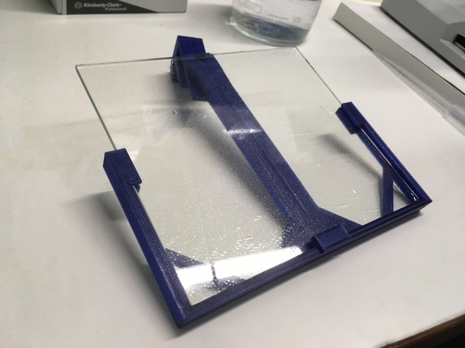 Glass plate holder for hydrozoan polyp culture 3D Print 143842