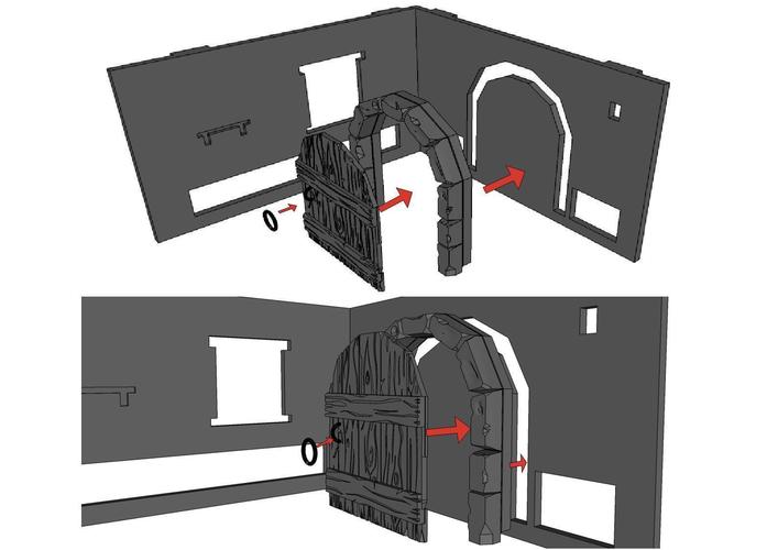 Interior of house style cartoon 3D Print 143864