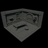 Interior of house style cartoon - Thumbnail 9