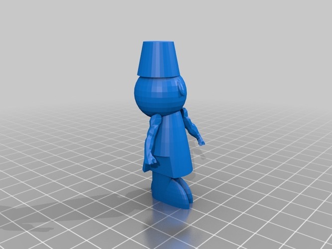 beefy fezz gnome 3D Print 14387
