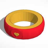 Small heart bracelet (1) 3D Printing 14389