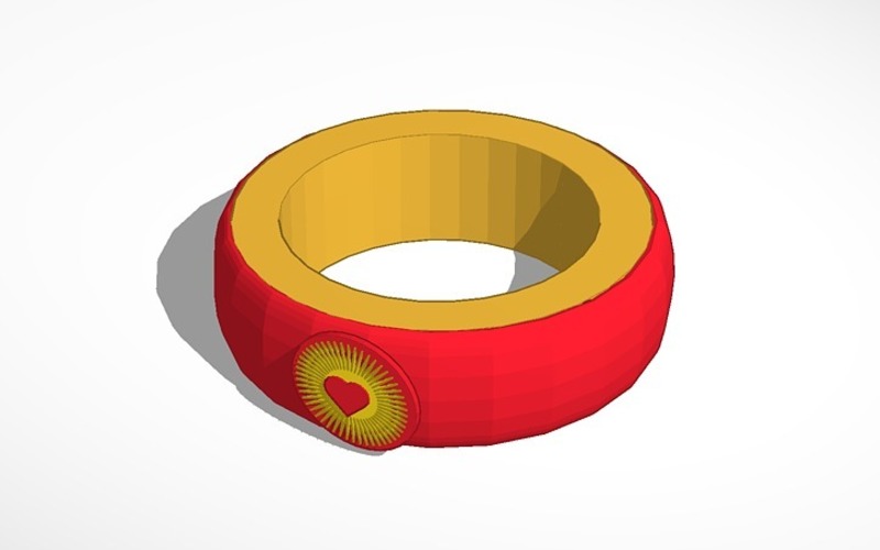 bright heart bracelet 3D Print 14393
