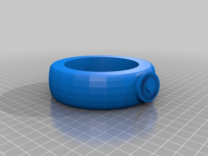 bright heart bracelet 3D Print 14394