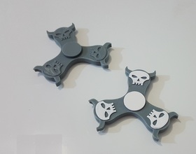 Pin Mighty Skull Spinner 3D Printing