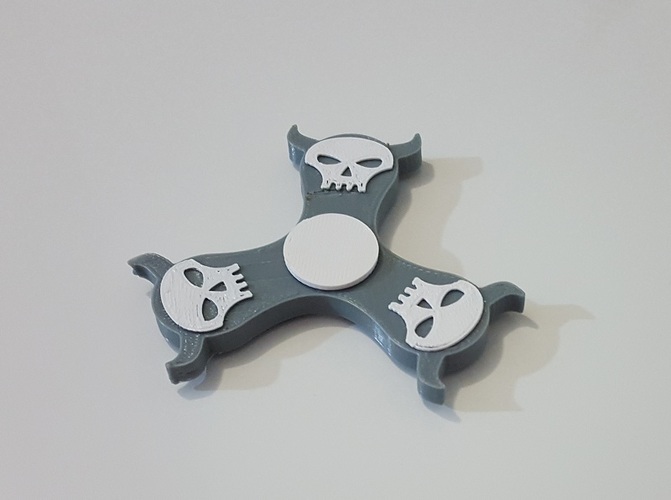 Mighty Skull Spinner 3D Print 143954