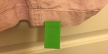 3D Printed Braille Clothing Clips for the Visually Impaired by  wolfe_cameronr