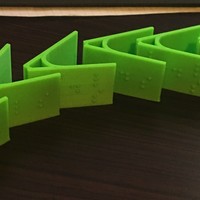 Small Braille Clothing Clips for the Visually Impaired 3D Printing 143992