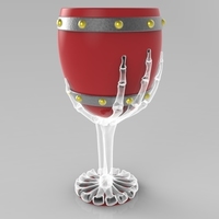 The Goonies Skeletal Hand Wine Goblet - 320ml - Thumbnail 3