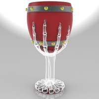 The Goonies Skeletal Hand Wine Goblet - 320ml - Thumbnail 4