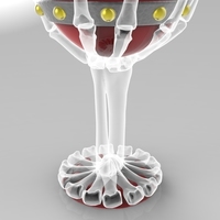 The Goonies Skeletal Hand Wine Goblet - 320ml - Thumbnail 8