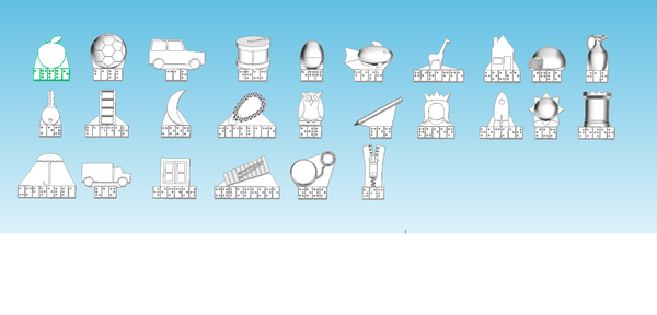 Touch picture - braille alphabet
