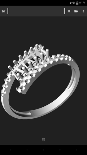 Beauty ring 3D Print 144149