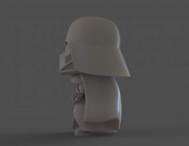 Cute Darth Vader 3D Print 144152