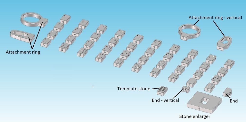 Braille Beads - Nametag 3D Print 144159