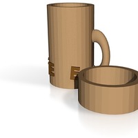 Small Coffee canister 3D Printing 14417