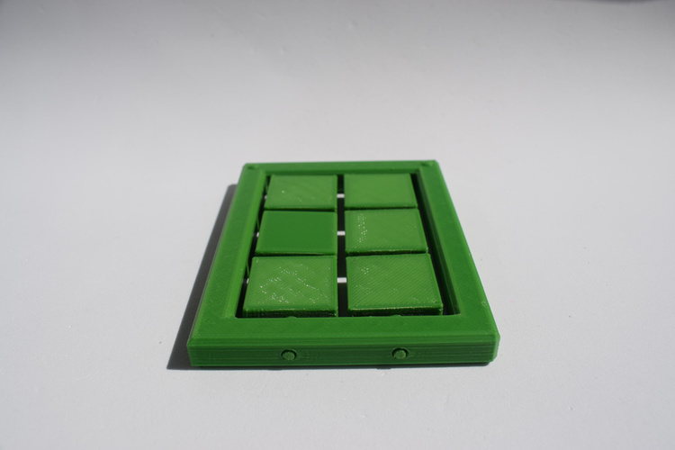 Braille cell - letter learning kit 3D Print 144271