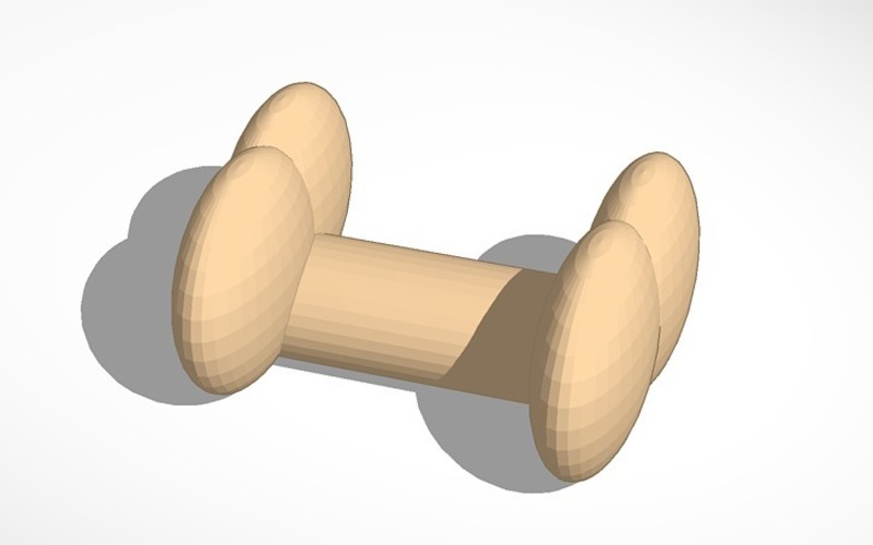 Dog bone for models 3D Print 14430