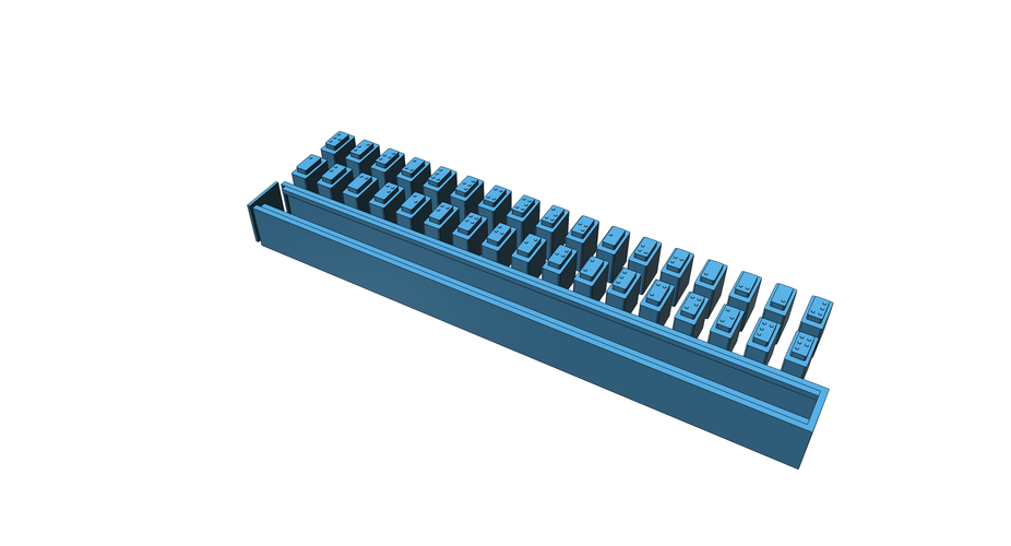 Braille Blocks 3D Print 144335